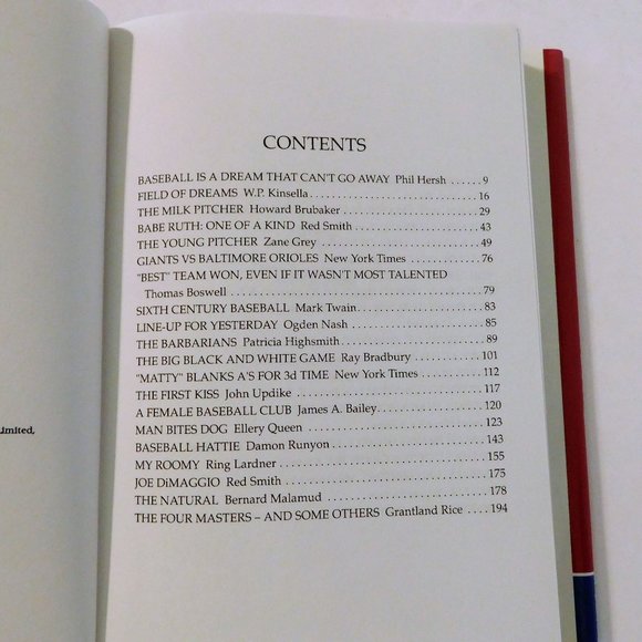 Great Baseball Stories 1990 Garrison Keillor Ray Bradbury Thurber Updike HBDJ - Picture 6 of 7